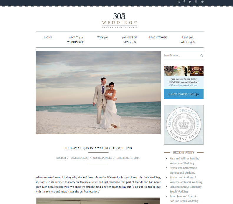 Featured Friday on 30A | WaterColor and Miramar Beach