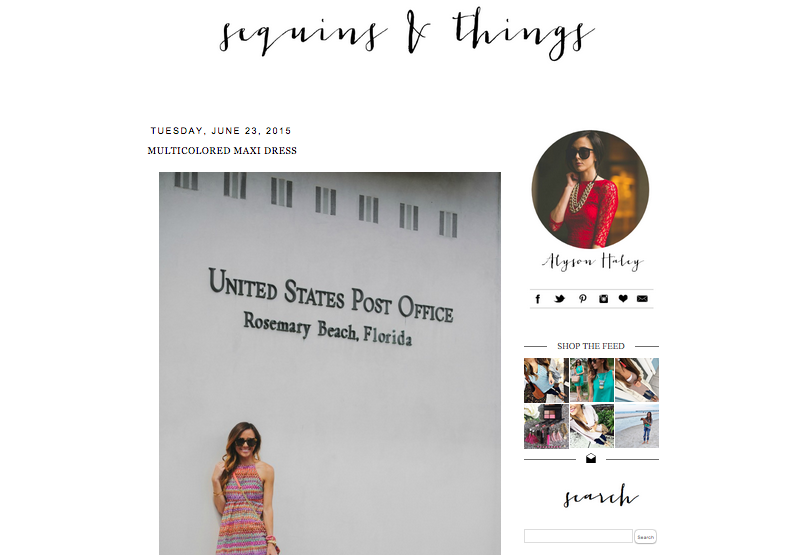 Sequins and Things in Rosemary Beach, FL| Featured Friday