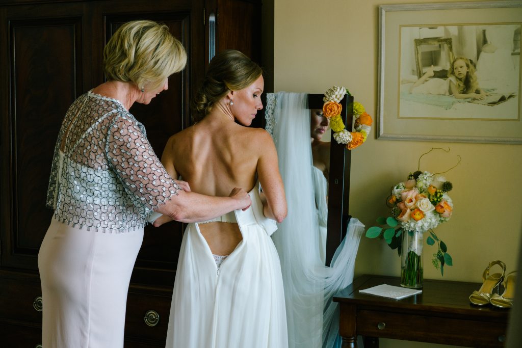 30a wedding photography of bride getting ready