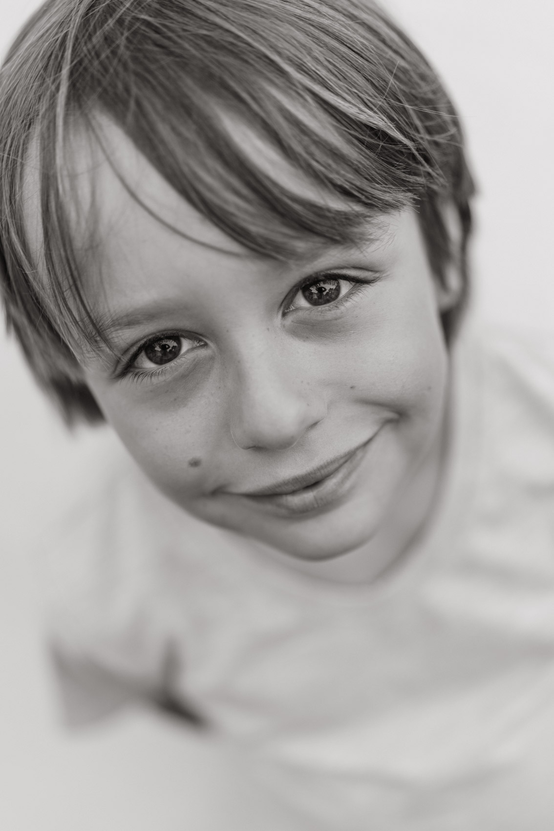 kid portrait with headshot