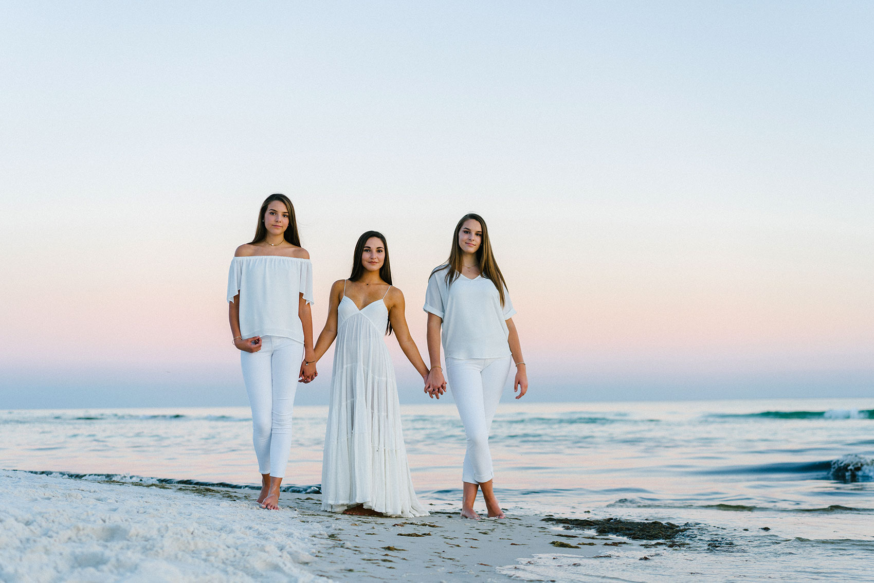 family photography on beach in 30A