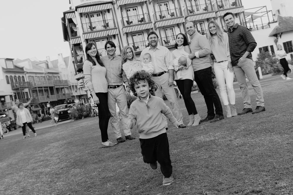 rosemary beach family portraits in town